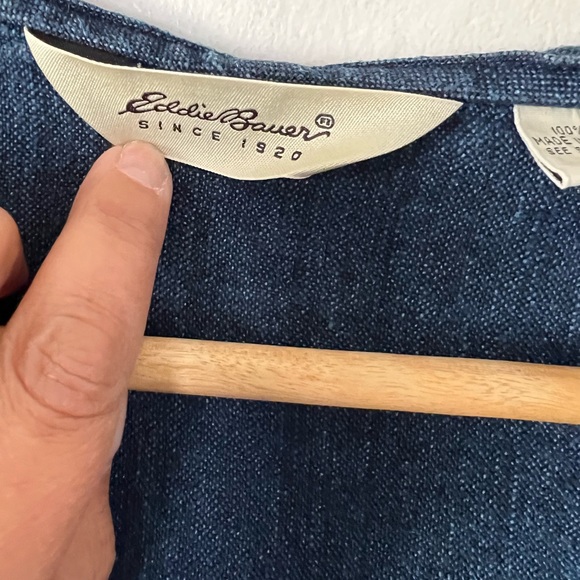 Eddie Bauer 100% Linen Top - Picture 9 of 9